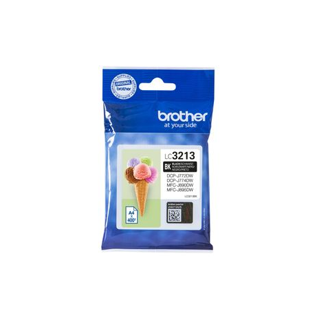 Brother LC3213BK - Black - original - ink cartridge - for Brother DCP-J572, DCP-J772, DCP-J774, MFC-J890, MFC-J895 - 2