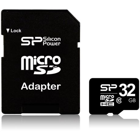 SILICON POWER 32GB, MICRO SDHC, CLASS 10 WITH SD ADAPTER - 6