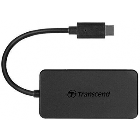 Transcend HUB2C - Hub - 4 x USB 3.1 Gen 1 - desktop - 1