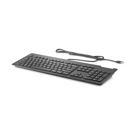 HP Business Slim - Keyboard - USB - Pan Nordic - black - for HP Z1 G8; EliteDesk 800 G8; EliteOne 800 G8; Workstation Z1 G8; ZBook Fury 15 G8, 17 G8 - 0
