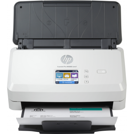 HP Scanjet Pro N4000 snw1 Sheet-feed - Document scanner - CMOS / CIS - Duplex - 216 x 3100 mm - 600 dpi x 600 dpi - up to 40 ppm (mono) - ADF (50 sheets) - up to 4000 scans per day - USB 3.0, LAN, Wi-Fi(n) - 5
