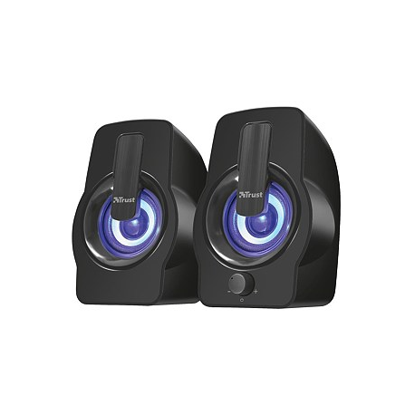 Trust Gemi RGB - Speakers - for PC - 6 Watt (Total) - black - 0