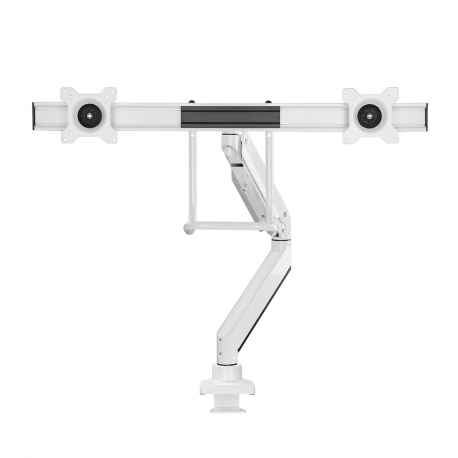 Neomounts by Newstar Select NM-D775DX - Mounting kit - for 2 LCD displays (full-motion) - white - screen size: 10"-32" - clamp mountable, grommet, desk-mountable - 6