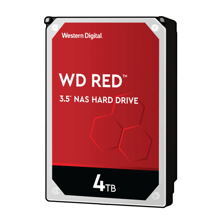 WD Red NAS Hard Drive WD40EFAX - Hard drive - 4 TB - internal - 3.5" - SATA 6Gb / s - 5400 rpm - buffer: 256 MB - 2