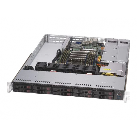 Supermicro A+ Server 1114S-WTRT - Server - rack-mountable - 1U - 1-way - no CPU - RAM 0 GB - SATA - hot-swap 2.5" bay(s) - no HDD - AST2500 - 10 GigE - monitor: none - black - 1