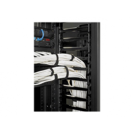 APC Cable Management - Rack cable management kit - black - for P/N: NBWL0355A, SMC15002U-BR, SMT3000I2U-BR, SMX2000LVNCUS, SMX3000HV-BR, SMX3000LV2U-BR - 7
