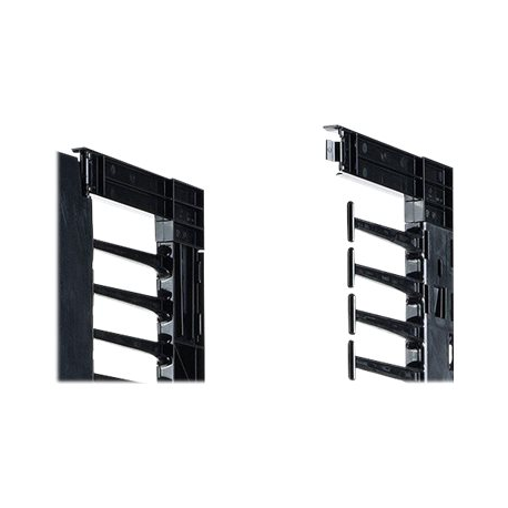 APC Cable Management - Rack cable management kit - black - for P/N: NBWL0355A, SMC15002U-BR, SMT3000I2U-BR, SMX2000LVNCUS, SMX3000HV-BR, SMX3000LV2U-BR - 12