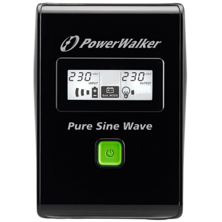 PowerWalker VI 600 SCL FR - UPS - AC 162-290 V - 360 Watt - 600 VA 7 Ah - USB - output connectors: 2 - 1