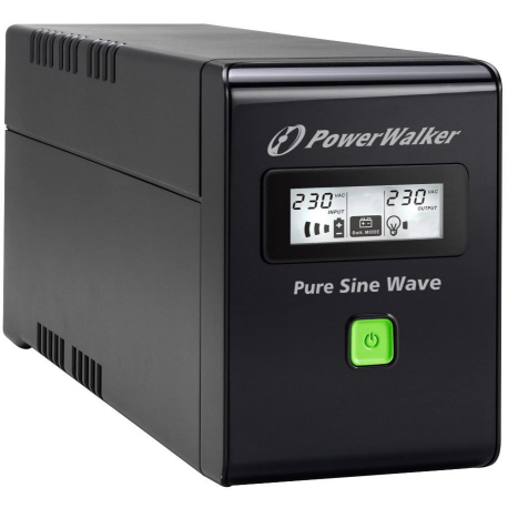 PowerWalker VI 800 SW IEC - UPS - AC 162-290 V - 480 Watt - 800 VA 9 Ah - USB - output connectors: 3 - 2