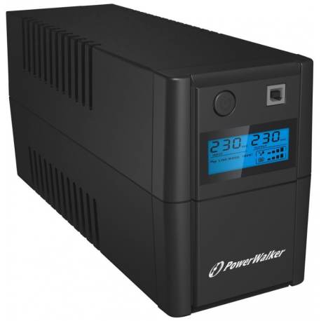 PowerWalker VI 650 SH FR - UPS - AC 170-280 V - 360 Watt - 650 VA 7 Ah - USB - output connectors: 2 - 0