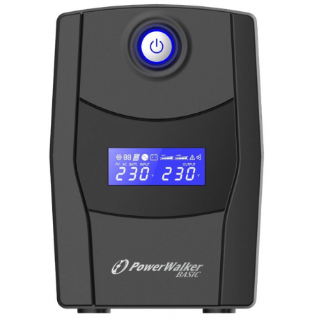 PowerWalker VI 800 SW IEC - UPS - AC 162-290 V - 480 Watt - 800 VA 9 Ah - USB - output connectors: 3 - 1