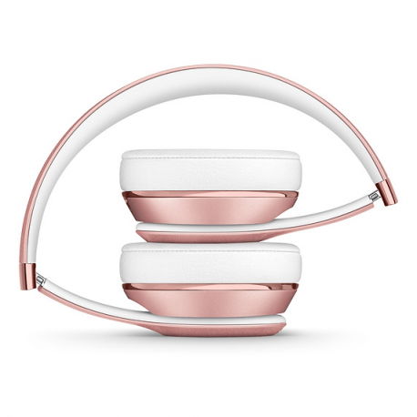 Beats Solo3 - Headphones with mic - on-ear - Bluetooth - wireless - 3.5 mm jack - noise isolating - rose gold - for iPad / iPhone / iPod / TV / Watch - 5