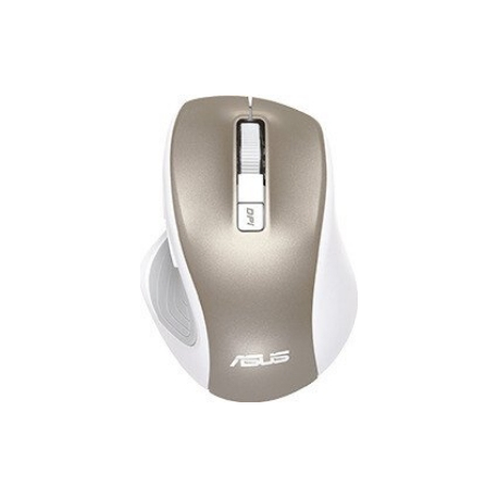 ASUS MW202 - Mouse - optical - 6 buttons - wireless - 2.4 GHz - USB wireless receiver - rose gold - 1