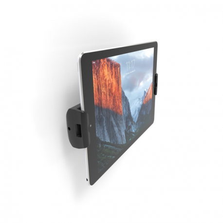 Compulocks Cling Universal Security Tablet Holder and Tablet Enclosure -Compatible with any tablet Up to 13" - Mounting kit (wall mount) - for tablet - black - screen size: up to 13" - mounting interface: 100 x 100 mm - 2