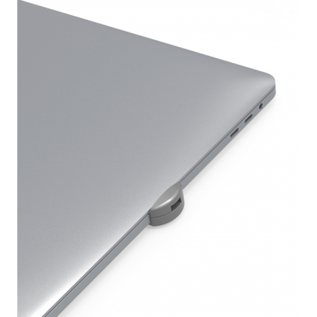 Compulocks MacBook Pro Touch Bar Lock Adapter (Cable Lock Not Included) - Security slot lock adapter - silver - for Apple MacBook Pro with Touch Bar 13.3" 4x Thunderbolt 3 (Late 2016, Mid 2017, Mid 2018, Mid 2019, Early 2020); MacBook Pro with Touch Bar 15.4" (Late 2016, Mid 2017, Mid 2018, Mid 2019) - 5