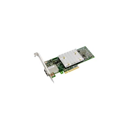 Microchip Adaptec HBA 1100 8e - Storage controller - 8 Channel - SATA 6Gb / s / SAS 12Gb / s low profile - 12 Gbit / s - PCIe 3.0 x8 - 0