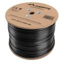 Lanberg - Bulk cable - 305 m - FTP - CAT 5e - outdoor, solid - black, RAL 9004