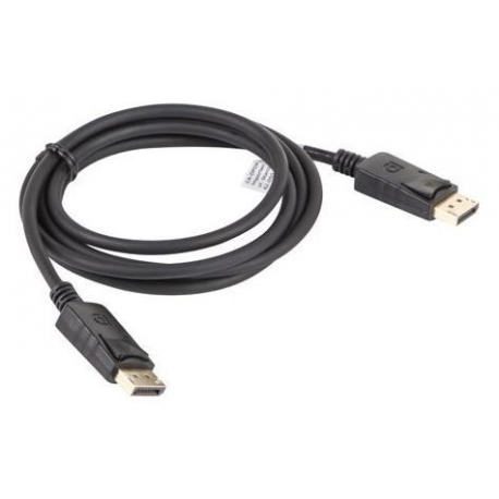 Lanberg - DisplayPort cable - DisplayPort (M) to DisplayPort (M) - DisplayPort 1.2 - 300 V - 1.8 m - 4K support - black - 2