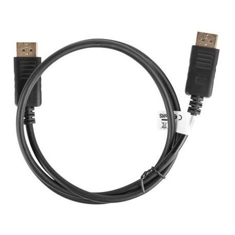 Lanberg - DisplayPort cable - DisplayPort (M) latched to DisplayPort (M) latched - DisplayPort 1.2 - 300 V - 1 m - 4K support - black - 3