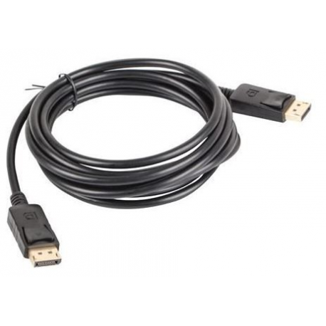 Lanberg - DisplayPort cable - DisplayPort (M) to DisplayPort (M) - DisplayPort 1.2 - 300 V - 3 m - 4K support - black - 2