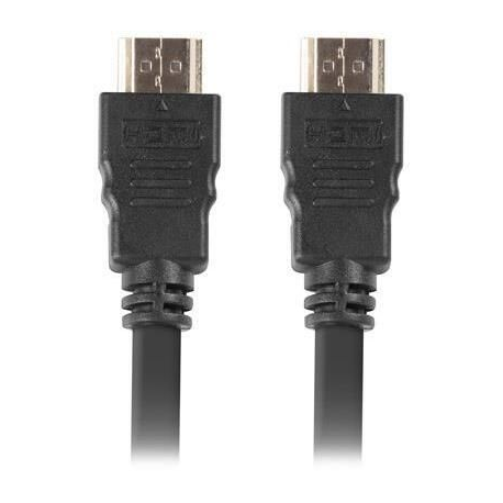Lanberg - High Speed - HDMI cable with Ethernet - HDMI male to HDMI male - 3 m - black - 4K support - 1