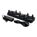 Honeywell Charge Base - Handheld charging stand + power adapter - output connectors: 4 - for ScanPal EDA70, EDA71