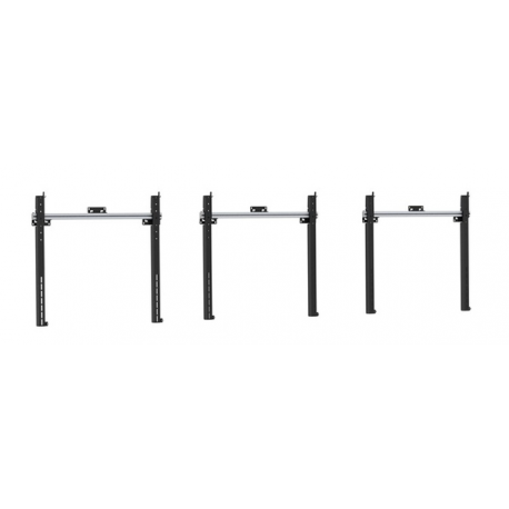 SMS Func Mounty - Mounting kit (wall bracket) for flat panel - aluminium - black - screen size: 70" - 82" - 1