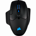 CORSAIR Gaming DARK CORE RGB PRO - Mouse - optical - 8 buttons - wireless, wired - 2.4 GHz, Bluetooth 4.2 LE, USB 2.0 - black