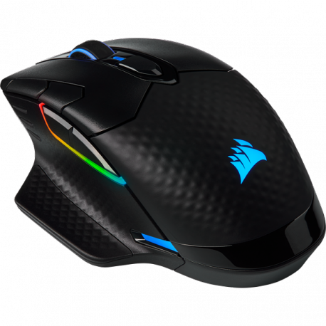 CORSAIR Gaming DARK CORE RGB PRO - Mouse - optical - 8 buttons - wireless, wired - 2.4 GHz, Bluetooth 4.2 LE, USB 2.0 - black - 1