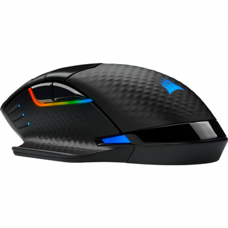 CORSAIR Gaming DARK CORE RGB PRO - Mouse - optical - 8 buttons - wireless, wired - 2.4 GHz, Bluetooth 4.2 LE, USB 2.0 - black - 4