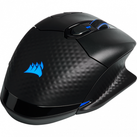 CORSAIR Gaming DARK CORE RGB PRO - Mouse - optical - 8 buttons - wireless, wired - 2.4 GHz, Bluetooth 4.2 LE, USB 2.0 - black - 6