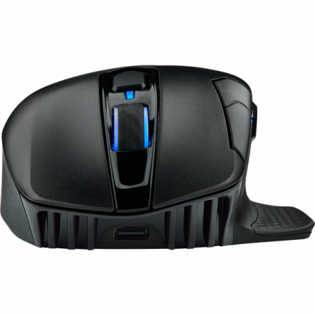 CORSAIR Gaming DARK CORE RGB PRO - Mouse - optical - 8 buttons - wireless, wired - 2.4 GHz, Bluetooth 4.2 LE, USB 2.0 - black - 10