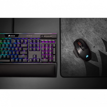 CORSAIR Gaming DARK CORE RGB PRO - Mouse - optical - 8 buttons - wireless, wired - 2.4 GHz, Bluetooth 4.2 LE, USB 2.0 - black - 20