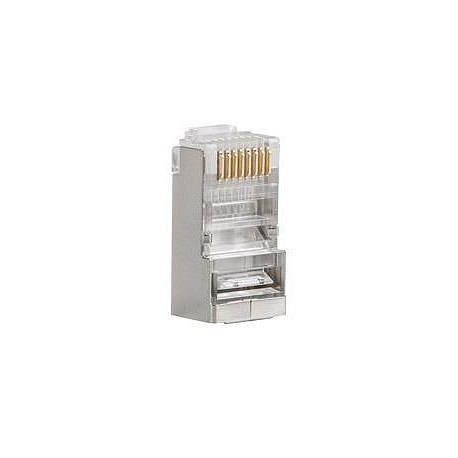 Lanberg - Network connector - RJ-45 (M) - FTP - CAT 6 (pack of 100) - 3