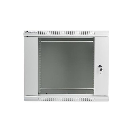Lanberg - Rack cabinet - wall mountable - grey, RAL 7035 - 9U - 19" - 2