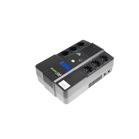 Green Cell AiO - UPS - AC 220/230/240 V - 480 Watt - 800 VA 9 Ah - USB - output connectors: 6 - 1