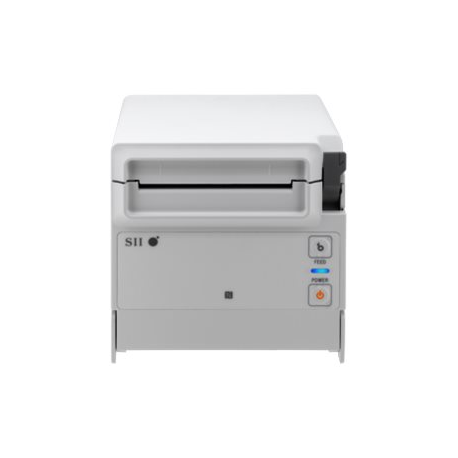 Seiko Instruments RP-F10 series - Receipt printer - thermal line - Roll (8 cm) - 203 dpi - up to 250 mm / sec - USB, Bluetooth, USB host - cutter - white - 0