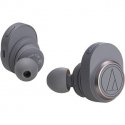 Audio-Technica ATH CKR7TW - True wireless earphones with mic - in-ear - Bluetooth - grey
