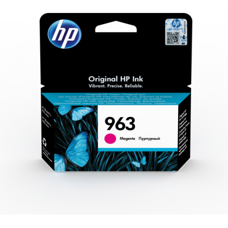 HP 963 - 10.77 ml - magenta - original - ink cartridge - for Officejet 9012; Officejet Pro 90XX - 14