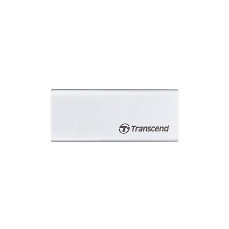 Transcend ESD240C - SSD - 120 GB - external (portable) - M.2 - USB 3.1 Gen 2 (USB-C connector) - silver - 1