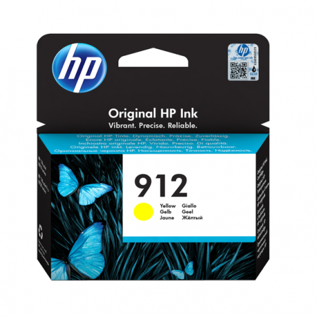 HP 912 - 2.93 ml - yellow - original - ink cartridge - for Officejet 80XX; Officejet Pro 80XX - 12