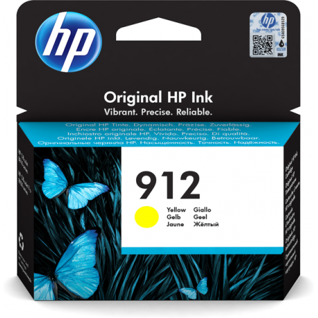 HP 912 - 2.93 ml - yellow - original - ink cartridge - for Officejet 80XX; Officejet Pro 80XX - 14