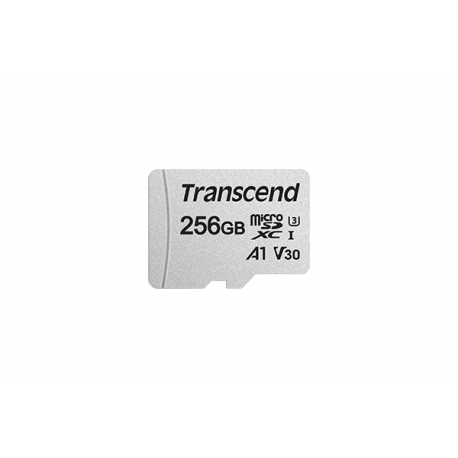 Transcend 300S - Flash memory card (adapter included) - 256 GB - A1 / Video Class V30 / UHS-I U3 / Class10 - microSDXC - 2