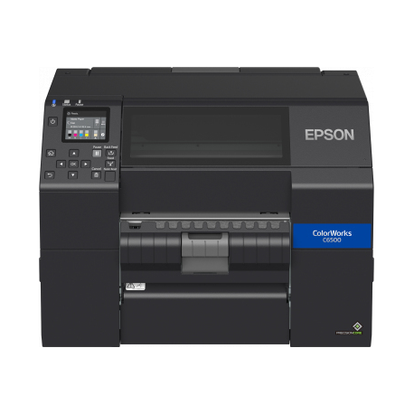 Epson ColorWorks CW-C6500Pe - Label printer - colour - ink-jet - Roll (21.59 cm) - 1200 x 1200 dpi - up to 85 mm / sec (mono)  /  up to 85 mm / sec (colour) - USB 2.0, LAN, USB 2.0 host - peeler - 2