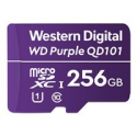 WD Purple SC QD101 WDD256G1P0C - Flash memory card - 256 GB - UHS-I U1 / Class10 - microSDXC UHS-I - purple
