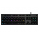 Logitech Gaming G512 - Keyboard - backlit - USB - US International - key switch: GX Brown Tactile - carbon