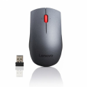 Lenovo 700 - Mouse - ergonomic - right and left-handed - laser - 3 buttons - wireless - 2.4 GHz - USB wireless receiver - black - blister - for IdeaPad 1 14; 3 14; 5 14; 5 Pro 14; ThinkBook 14s Yoga G2 IAP; V15; Yoga Slim 7 Pro 14
