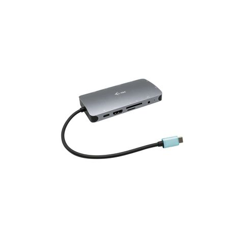 i-Tec USB-C Metal Nano Dock HDMI/VGA with LAN + Power Delivery 100 W - Docking station - USB-C / Thunderbolt 3 - VGA, HDMI - GigE - 0