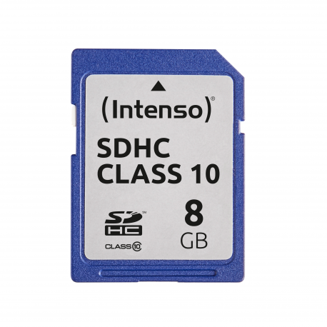 Intenso Class 10 - Flash memory card - 8 GB - Class 10 - SDHC - 3