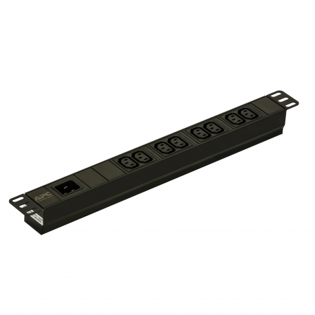 APC Easy Basic Rack PDU EPDU1016B - Power distribution unit (rack-mountable) - AC 200 / 208 / 230 V - 3680 VA - input: IEC 60320 C20 - output connectors: 8 (IEC 60320 C13) - 1U - 2.5 m cord - black - for P / N: AR106V, SCL400RMJ1U, SCL500RMI1UC, SCL500RMI1UNC, SMTL1000RMI2UC, SMTL750RMI2UC - 7